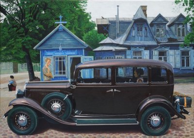 Конин Олег Юрьевич. Жажда. Холст, масло. Размеры: 50 x 70.