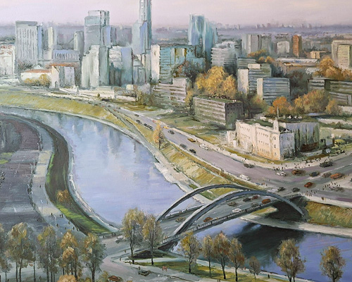Лысюкас Александрас. Новая панорама Вильнюса.