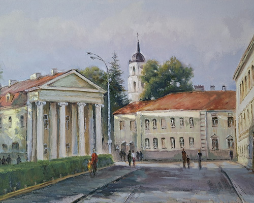 Лысюкас Александрас. Площадь Дауканто.