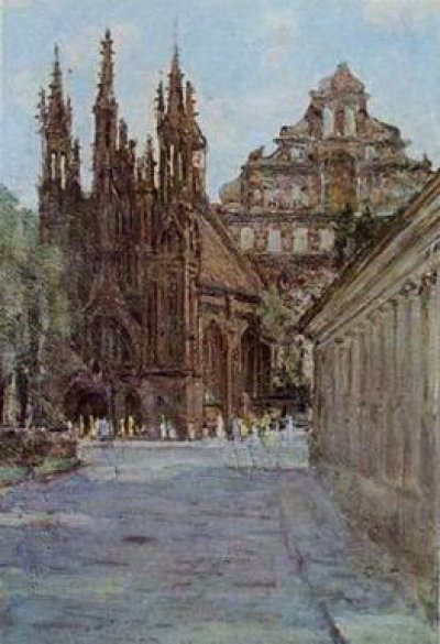 Платонов Анатолий Иванович. Святая Анна. 1977, к/м, 35 x 50.