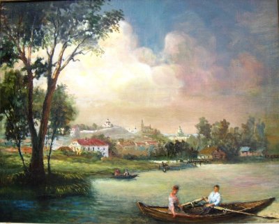 Пустовой Владимир. Панорама Вильнюса. 2010. Холст, масло.