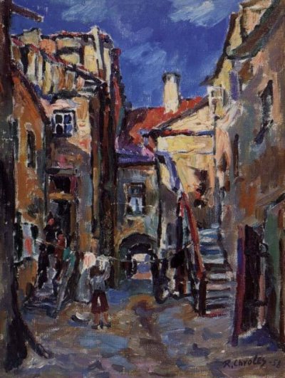 Хволес Рафаель | (1913-2002). Еврейский квартал 1958 г.