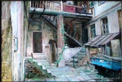 Тарасова Татьяна. Дварик на ул. Бенедиктину.