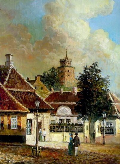 Пустовой Владимир. У горы Гедимино. Ул. Тилто. XXI в.