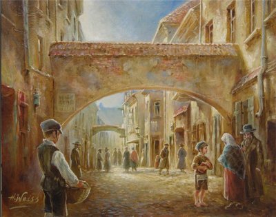 Вайс Ханс | 1914-1984 "Еврейский квартал в Вильнюсе".