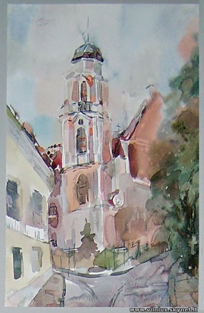 Бобкова Мила. Ученица школы им. М.К.Чюрлёниса. Выставка 2009 года. Влажное утро