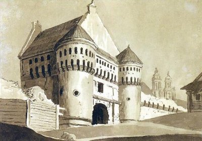 Смуглевич Франциск | (1745-1807). Ворота Субоч Виленской оборонительной стены.
