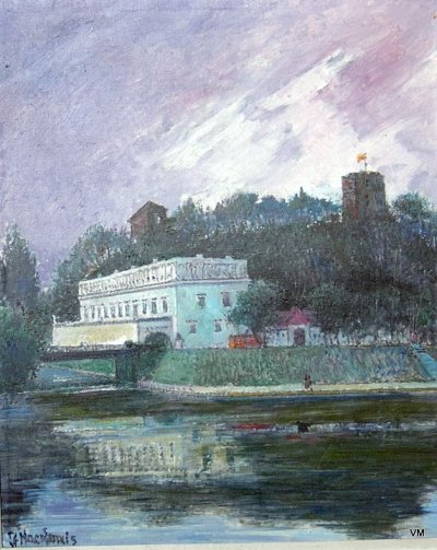 Мацконис-Мацкявичюс Ионас | (1922-2002). Гора Гедимино. 1997. 59x49.