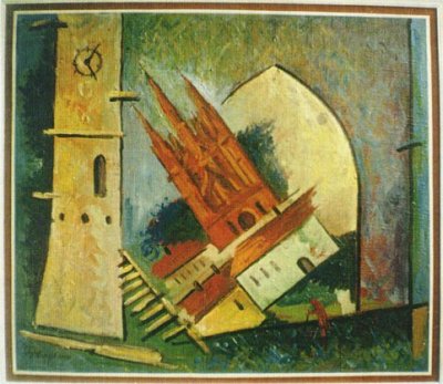 Багдонас Арвидас | (1998 г.) Костелы. 70 x 80.