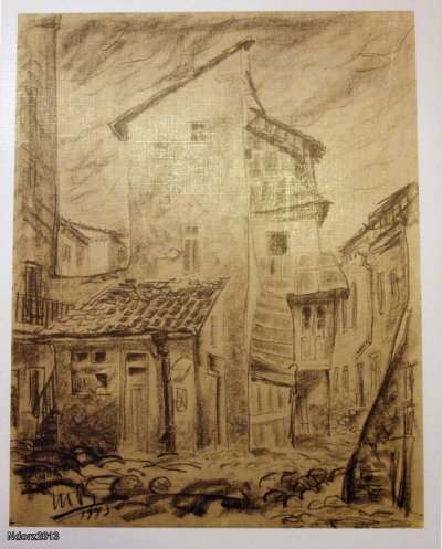 Булака Мечисловас | (1907-1994). "Старый дом" 1943 г.