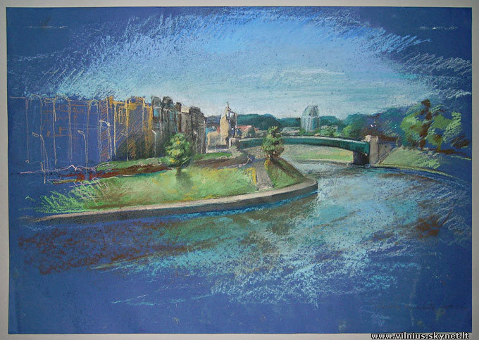 Мишейките Габриеле. Ученица школы им. М.К.Чюрлёниса. Выставка 2009 года. Nėries krantinė