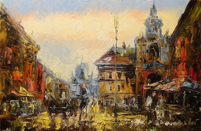 Невяровский Ярослав Станислав. Ул. Аушрос Варту. 45 x 30.