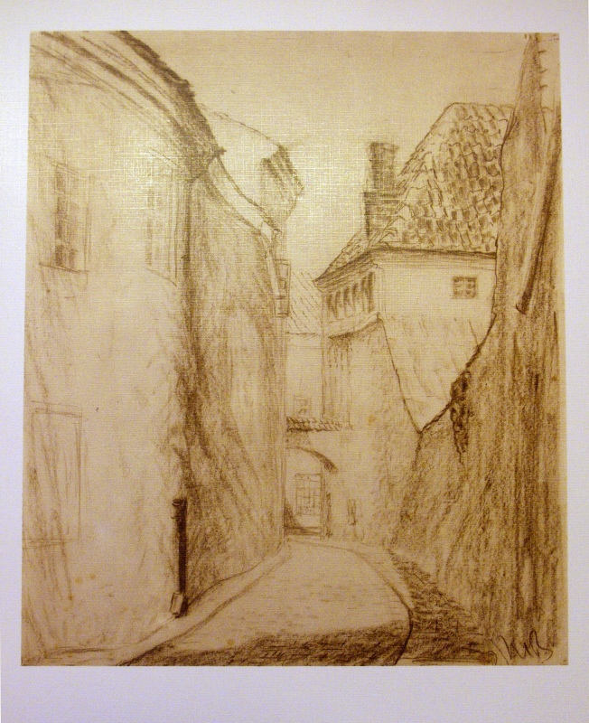 Булака Мечисловас | (1907-1994). "Переулок Пилес" 1950 г.