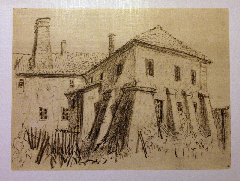 Булака Мечисловас | (1907-1994). "Флигель дворца Сапег" 1949 г.